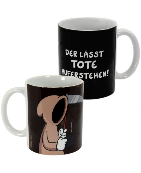 Ralph Ruthe 0129667 - Tasse ''Tot'', ca. 320 ml, Keramik